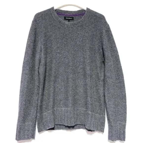 TONY MELILLO Mohair/ Merino Wool Sweater w/ Contrasting Elbow Patches NWOT/sz S